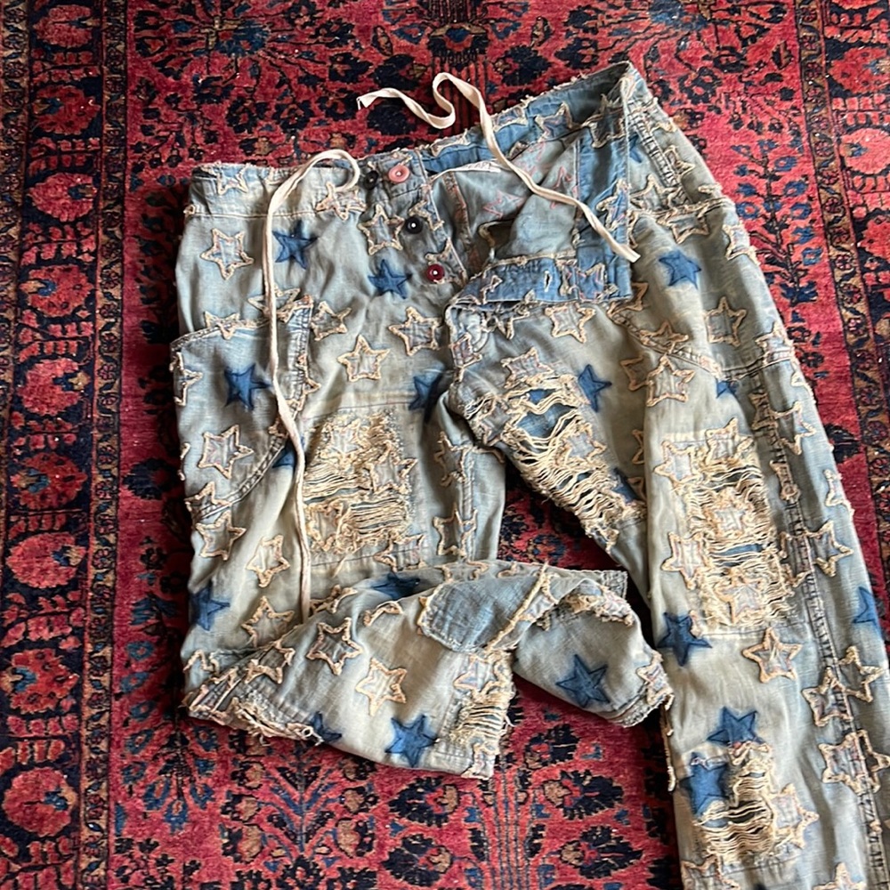 Magnolia pearl star denim jeans